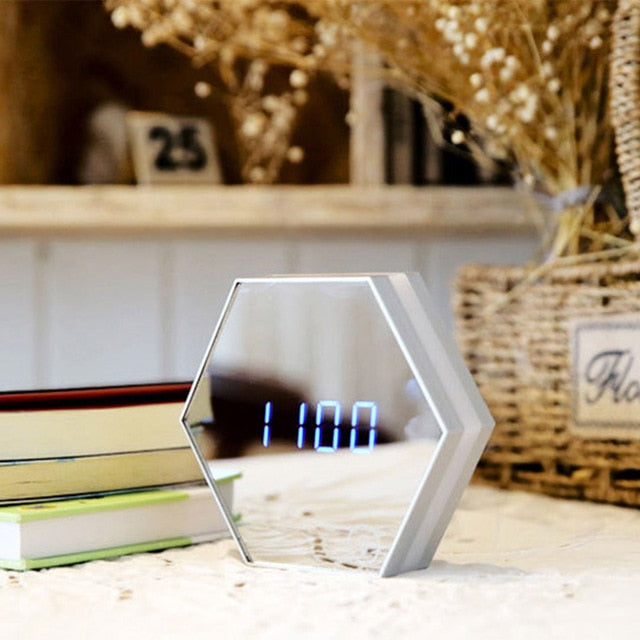 Multi-function Touch Sensing Led Digital Alarm Clock