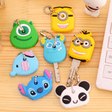 Cartoon Silicone Protective key Case