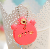 Cartoon Silicone Protective key Case
