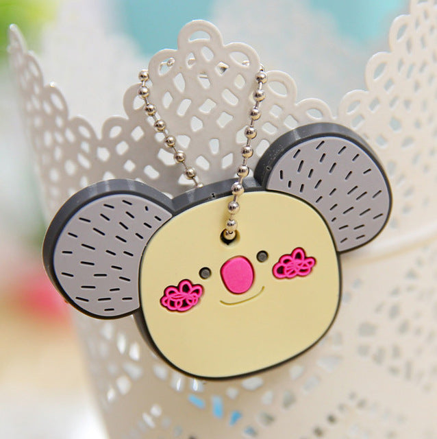 Cartoon Silicone Protective key Case