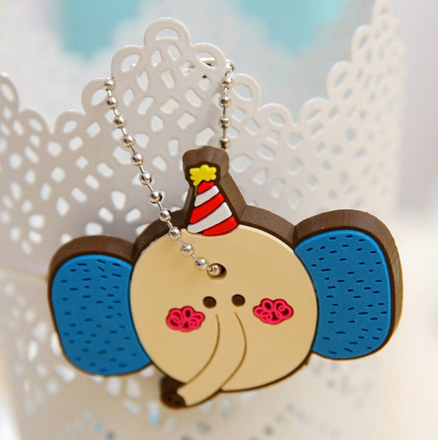 Cartoon Silicone Protective key Case