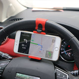 Universal Car Steering Wheel Clip Mount Phone Holder