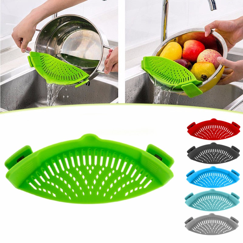 Silicone Pot Drainer For Draining Excess Liquid