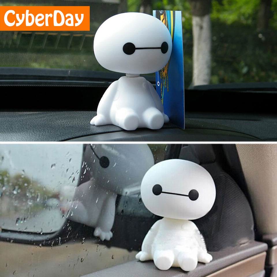 Robot Shaking Head Car Ornament